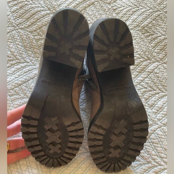 Vagabond Whimsy Goth Punk Boho Chelsea Boots Block Rubber Heeled Gray Size 39 - Picture 10 of 10